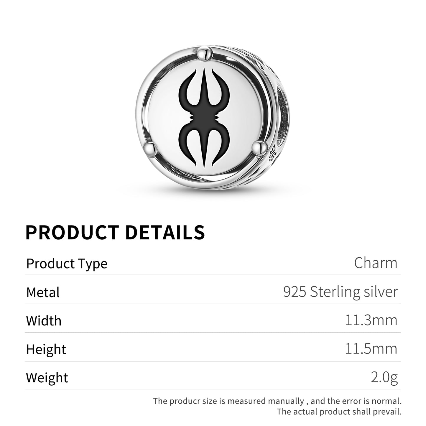 925 Sterling Silver Buddhist Vajra Charms For Bracelets & Necklaces Pendants Beads Jewelry Fit Pan Bracelet Charm Ethnic Cultural Symbols Gifts For Women