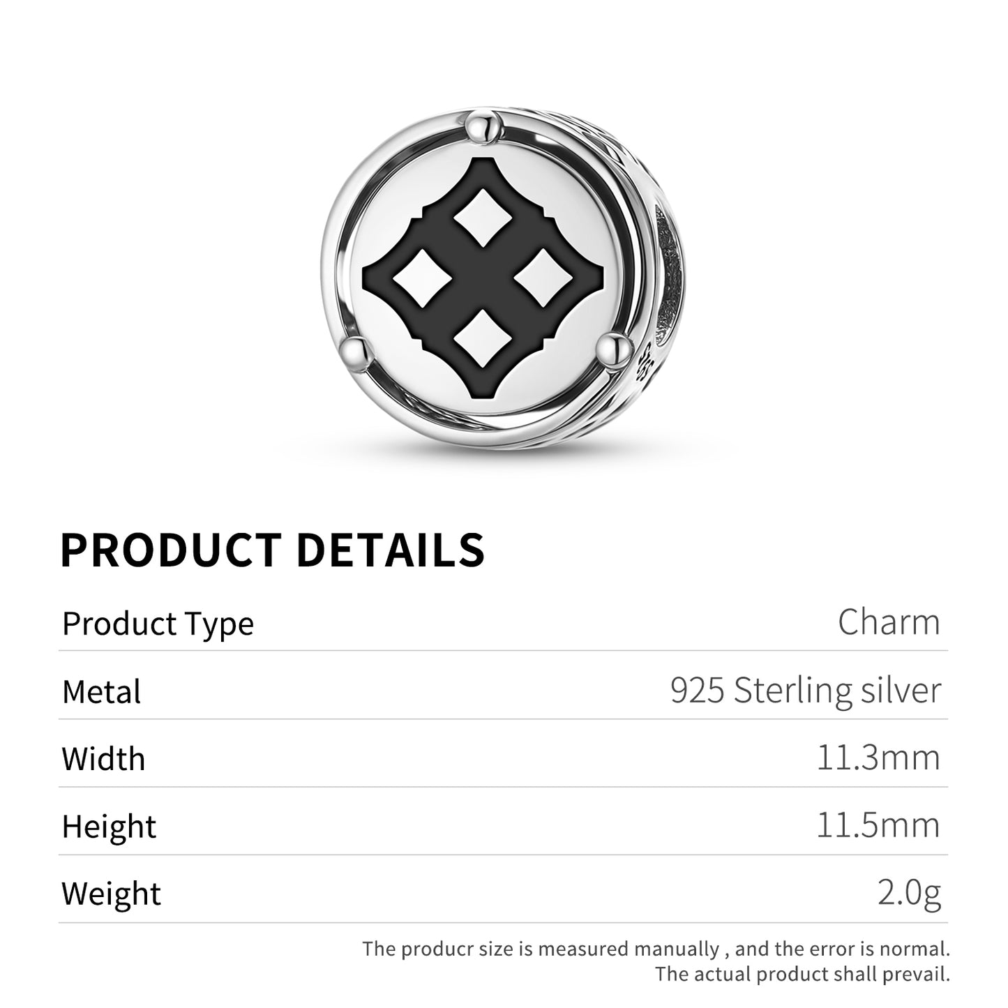 925 Sterling Silver Adinkra Eban Charms For Bracelets & Necklaces Pendants Beads Jewelry Fit Pan Bracelet Charm Ethnic Cultural Symbols Gifts For Women