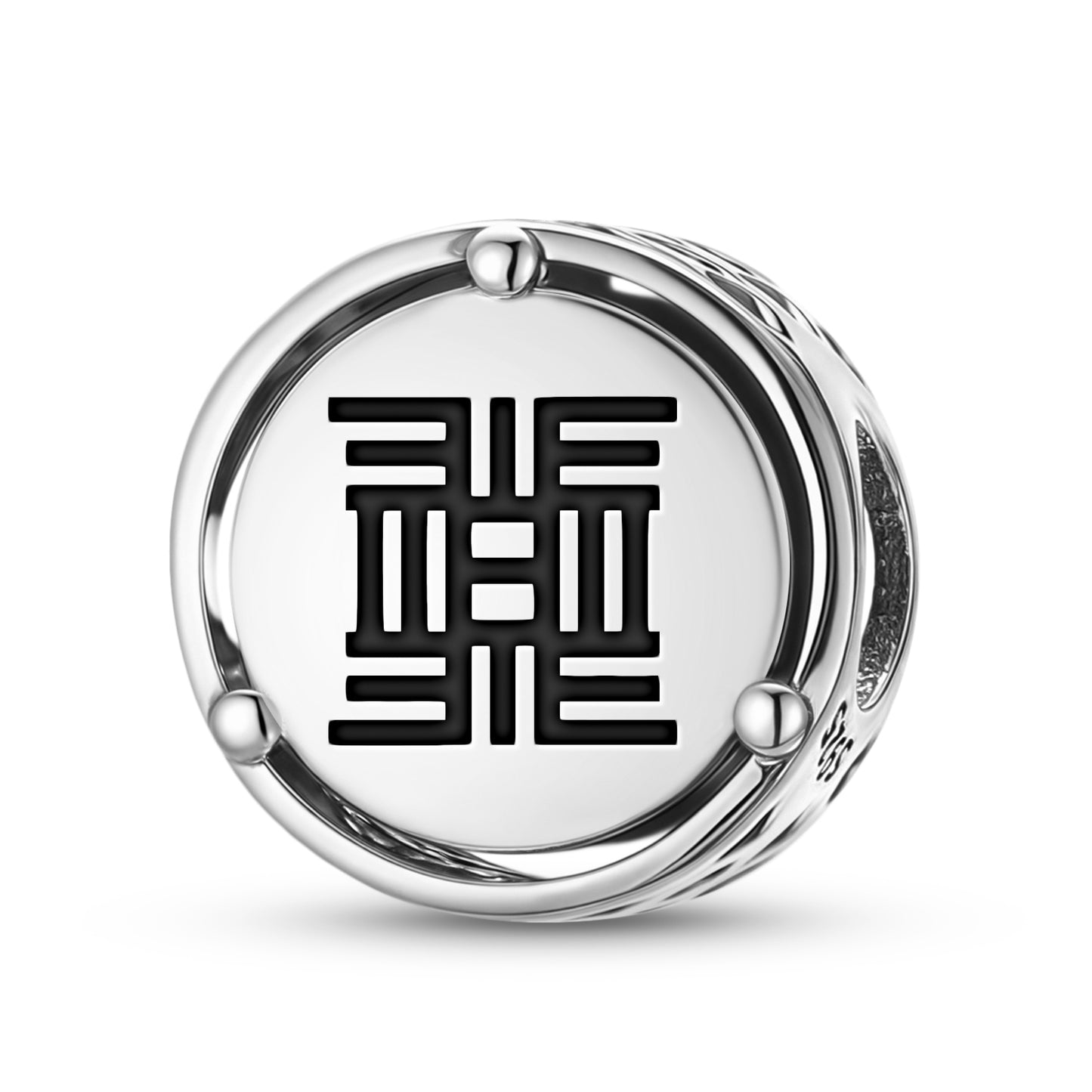 925 Sterling Silver Adinkra Nea Onnim Charms For Bracelets & Necklaces Pendants Beads Jewelry Fit Pan Bracelet Charm Ethnic Cultural Symbols Gifts For Women