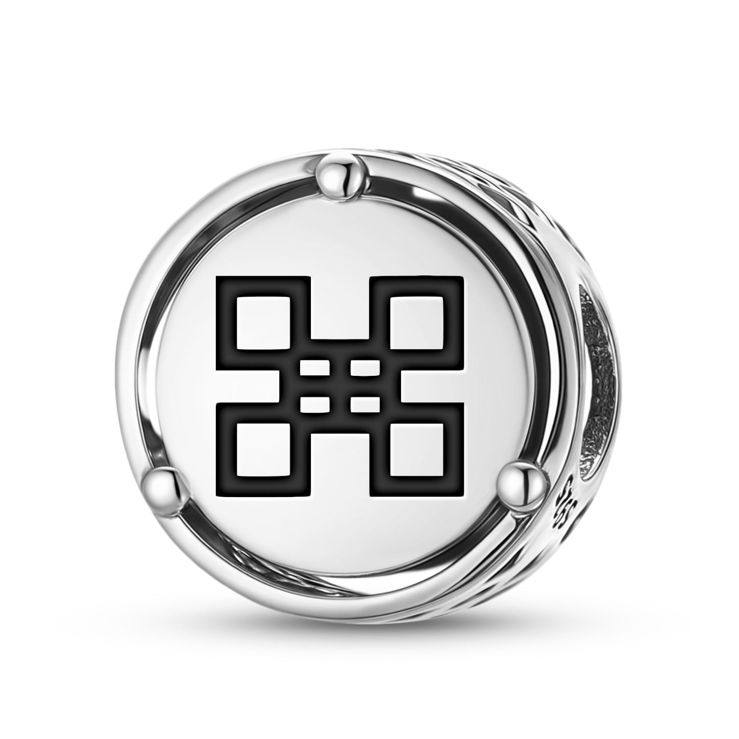 925 Sterling Silver Adinkra Nsaa Charms For Bracelets & Necklaces Pendants Beads Jewelry Fit Pan Bracelet Charm Ethnic Cultural Symbols Gifts For Women