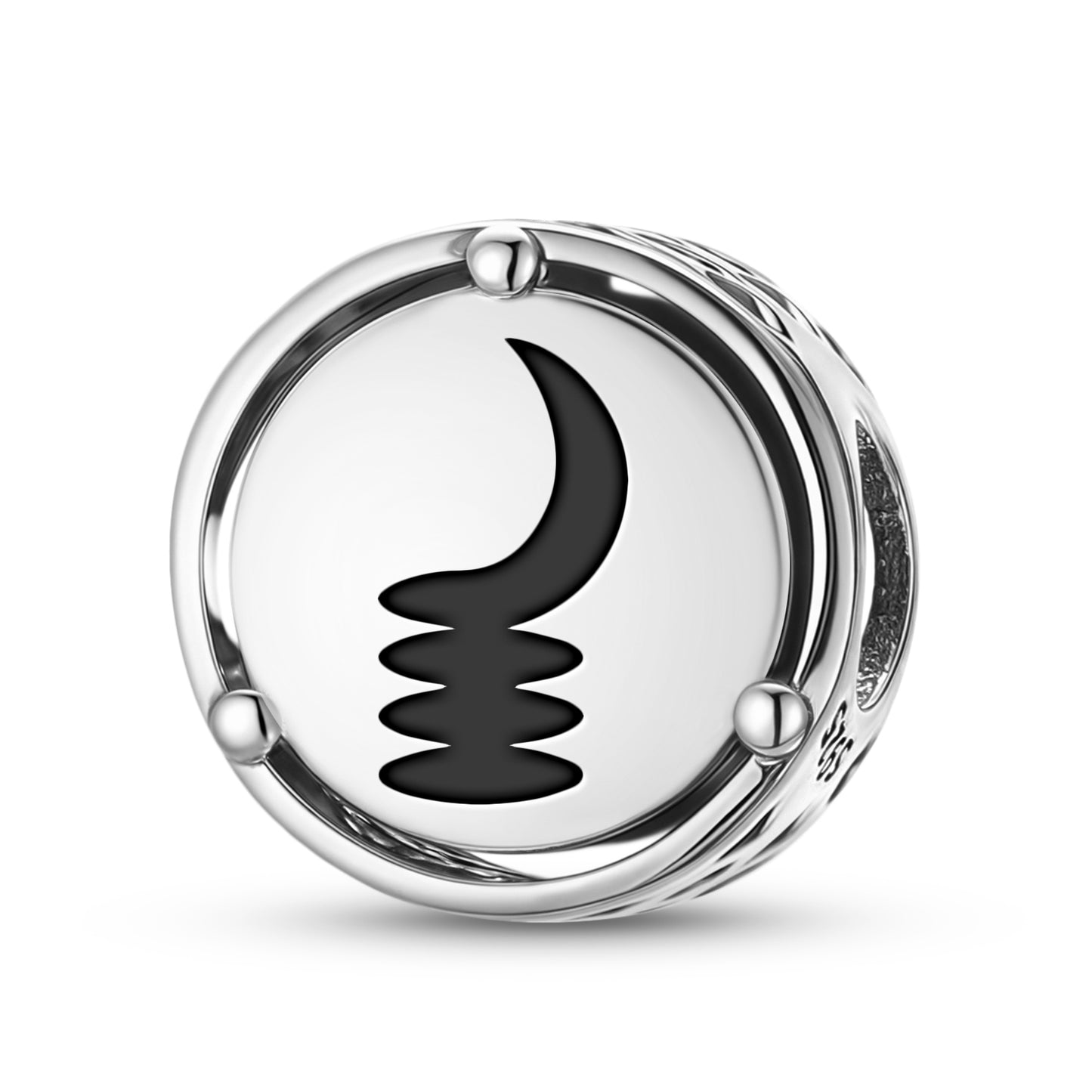 925 Sterling Silver Adinkra Akoben Charms For Bracelets & Necklaces Pendants Beads Jewelry Fit Pan Bracelet Charm Ethnic Cultural Symbols Gifts For Women