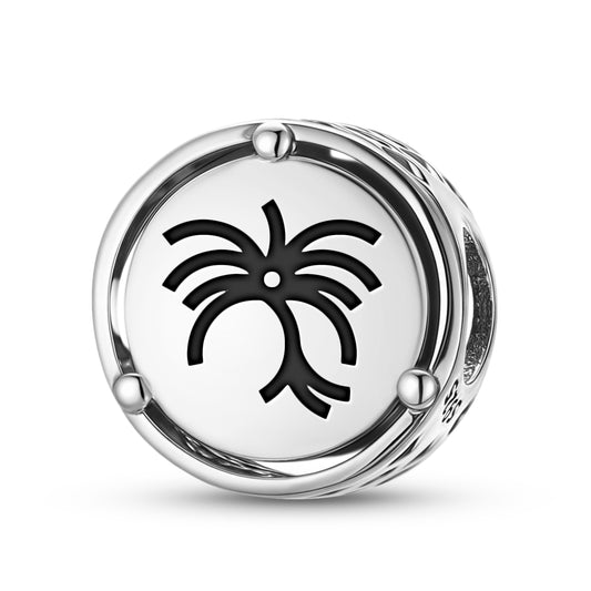 925 Sterling Silver Adinkra Abe Dua Charms For Bracelets & Necklaces Pendants Beads Jewelry Fit Pan Bracelet Charm Ethnic Cultural Symbols Gifts For Women