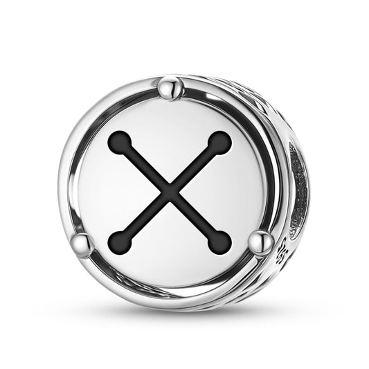 925 Sterling Silver Adinkra Nyame Nwu Na Mawu Charms For Bracelets & Necklaces Pendants Beads Jewelry Fit Pan Bracelet Charm Ethnic Cultural Symbols Gifts For Women