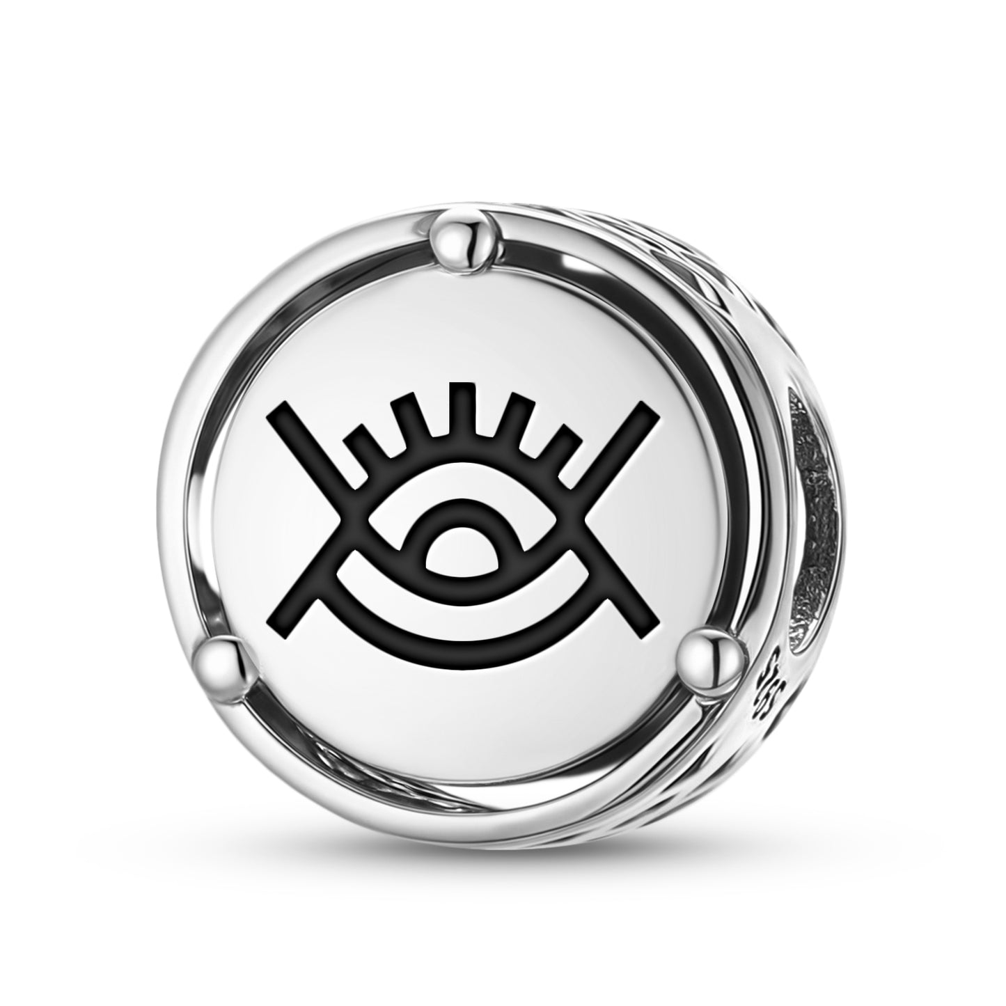 925 Sterling Silver Adinkra Abode Santann Charms For Bracelets & Necklaces Pendants Beads Jewelry Fit Pan Bracelet Charm Ethnic Cultural Symbols Gifts For Women