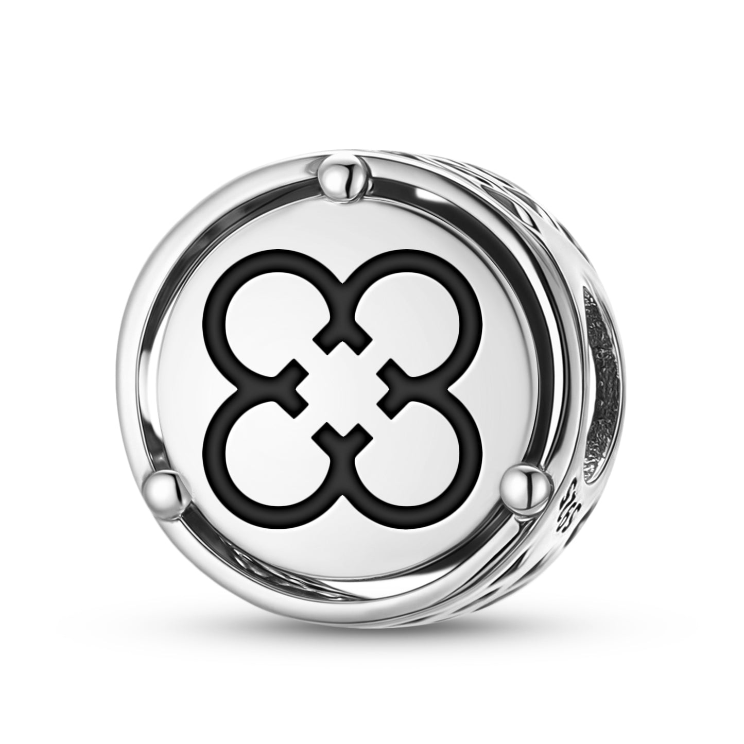 925 Sterling Silver Adinkra Agyinduwura Charms For Bracelets & Necklaces Pendants Beads Jewelry Fit Pan Bracelet Charm Ethnic Cultural Symbols Gifts For Women