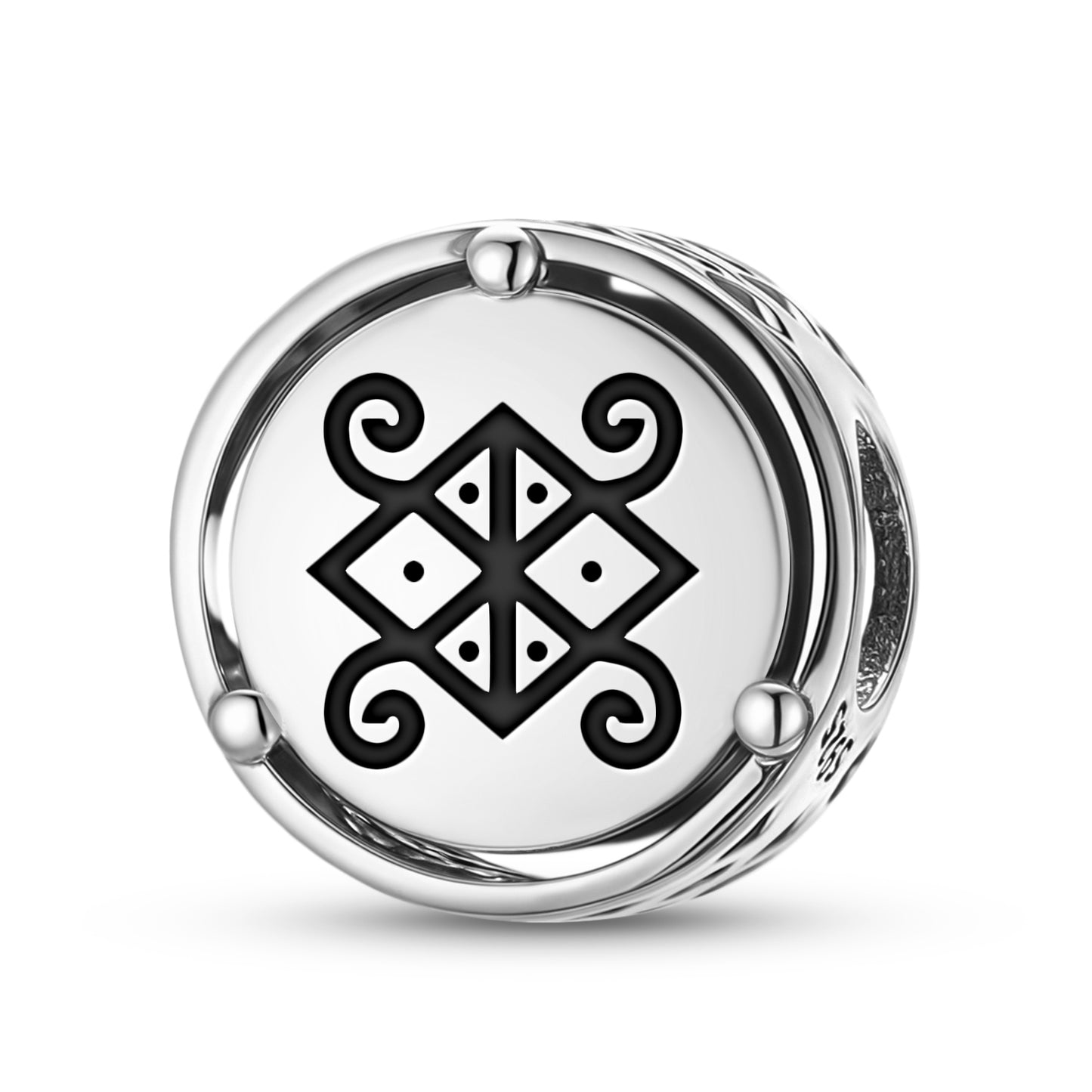 925 Sterling Silver Adinkra Anyi Me Aye A Charms For Bracelets & Necklaces Pendants Beads Jewelry Fit Pan Bracelet Charm Ethnic Cultural Symbols Gifts For Women