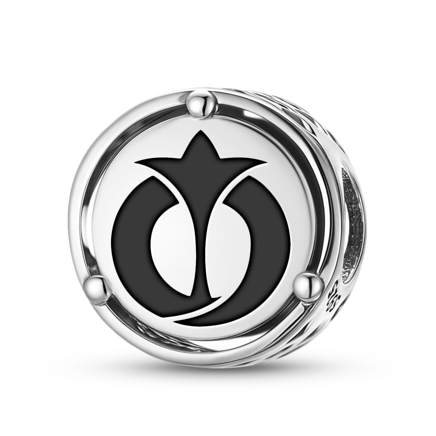 925 Sterling Silver Adinkra Aprukuma Charms For Bracelets & Necklaces Pendants Beads Jewelry Fit Pan Bracelet Charm Ethnic Cultural Symbols Gifts For Women