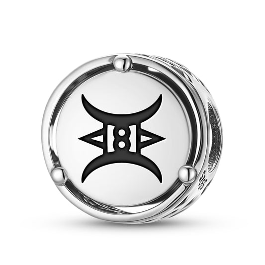 925 Sterling Silver Adinkra Asetena Pa Charms For Bracelets & Necklaces Pendants Beads Jewelry Fit Pan Bracelet Charm Ethnic Cultural Symbols Gifts For Women
