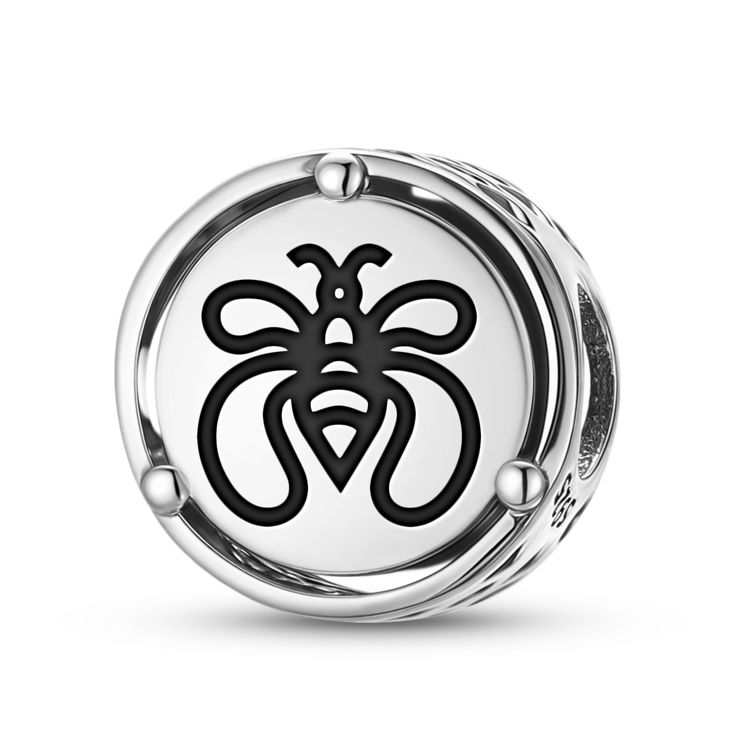 925 Sterling Silver Adinkra Fafanto Charms For Bracelets & Necklaces Pendants Beads Jewelry Fit Pan Bracelet Charm Ethnic Cultural Symbols Gifts For Women