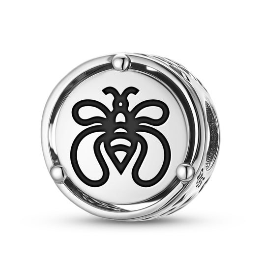 925 Sterling Silver Adinkra Fafanto Charms For Bracelets & Necklaces Pendants Beads Jewelry Fit Pan Bracelet Charm Ethnic Cultural Symbols Gifts For Women