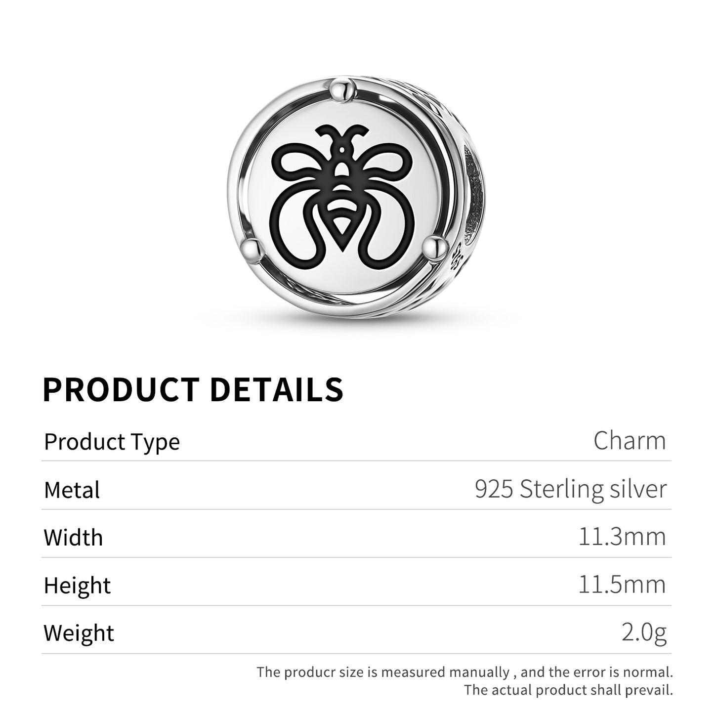 925 Sterling Silver Adinkra Fafanto Charms For Bracelets & Necklaces Pendants Beads Jewelry Fit Pan Bracelet Charm Ethnic Cultural Symbols Gifts For Women