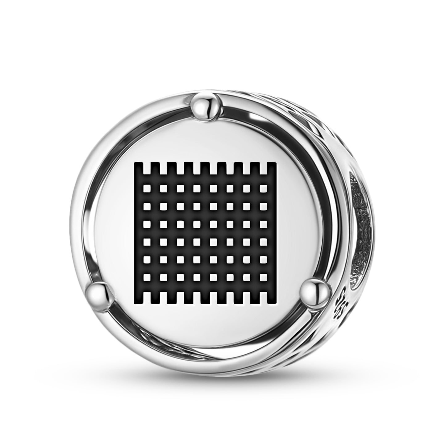 925 Sterling Silver Adinkra Kete Pa Charms For Bracelets & Necklaces Pendants Beads Jewelry Fit Pan Bracelet Charm Ethnic Cultural Symbols Gifts For Women