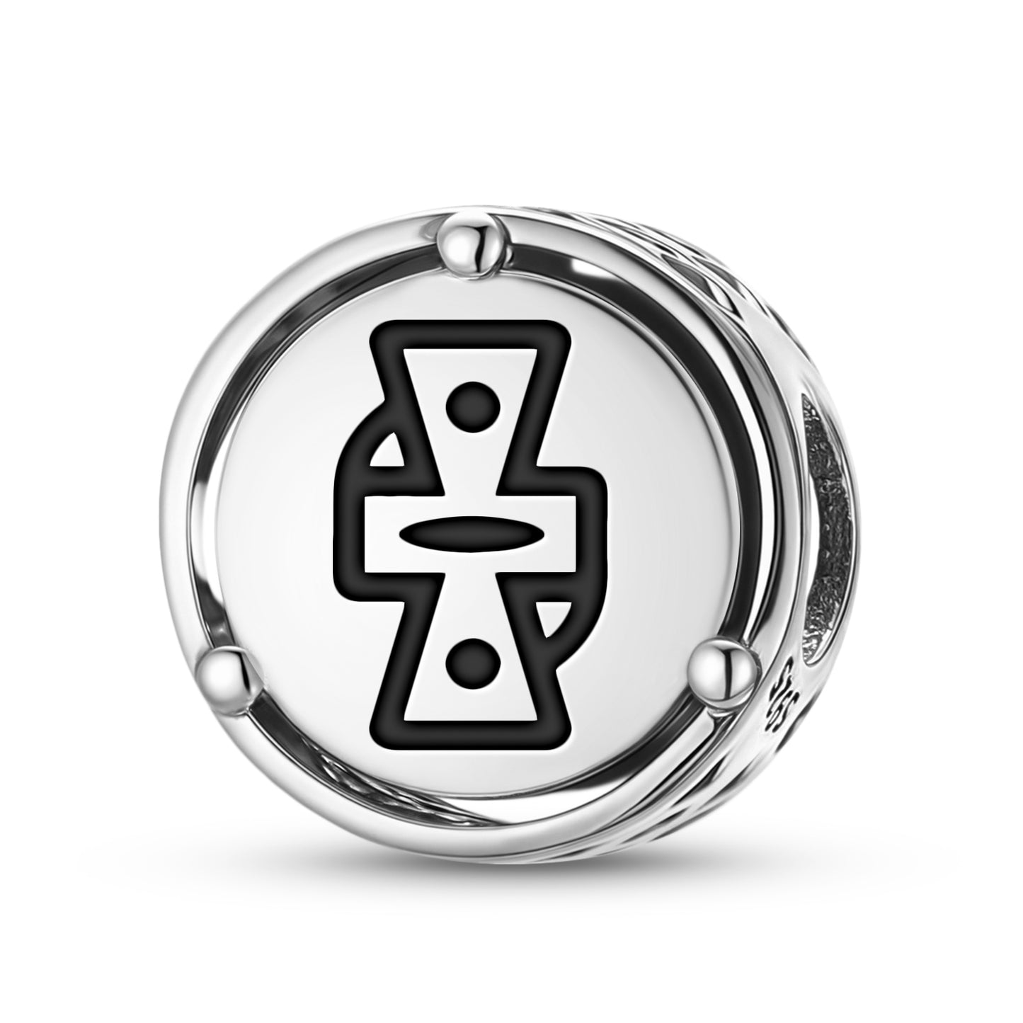 925 Sterling Silver Adinkra Mekyia Wo Charms For Bracelets & Necklaces Pendants Beads Jewelry Fit Pan Bracelet Charm Ethnic Cultural Symbols Gifts For Women