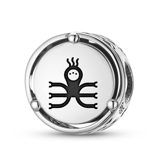 925 Sterling Silver Lovecraft Rhan-Tegoth Charms For Bracelets & Necklaces Pendants Beads Jewelry Fit Pan Bracelet Charm Ethnic Cultural Symbols Gifts For Women