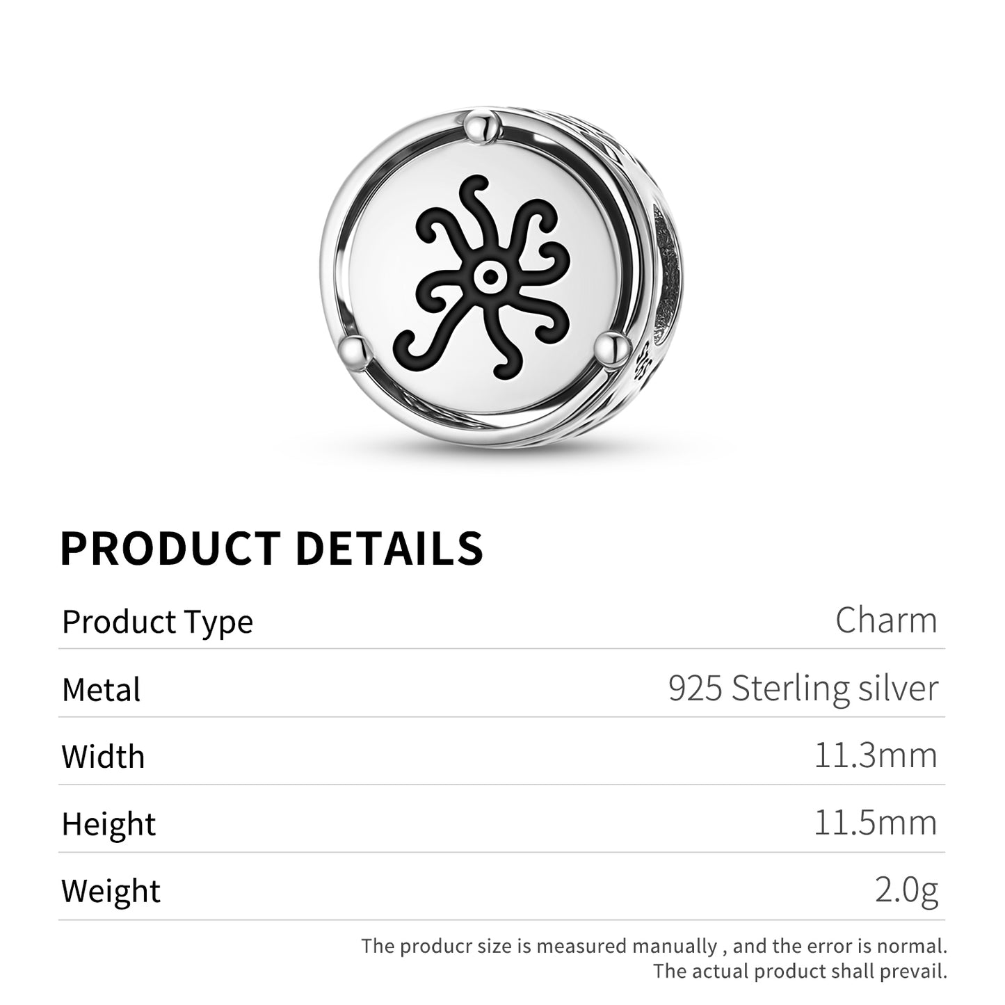 925 Sterling Silver Lovecraft Hastur Charms For Bracelets & Necklaces Pendants Beads Jewelry Fit Pan Bracelet Charm Ethnic Cultural Symbols Gifts For Women