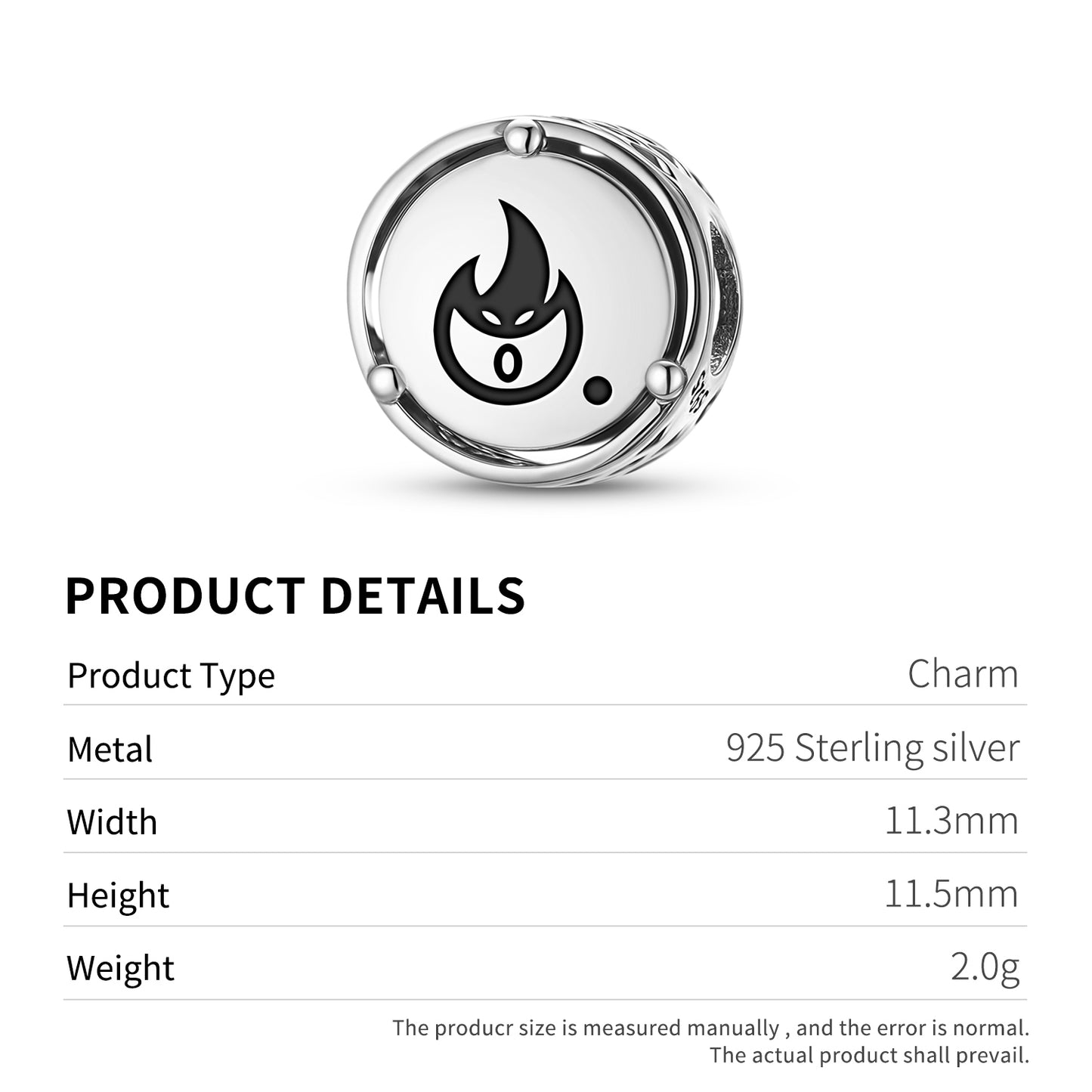 925 Sterling Silver Lovecraft Cthugha Charms For Bracelets & Necklaces Pendants Beads Jewelry Fit Pan Bracelet Charm Ethnic Cultural Symbols Gifts For Women