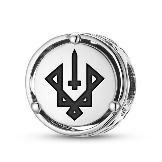 925 Sterling Silver Slavic Ruevit Charms For Bracelets & Necklaces Pendants Beads Jewelry Fit Pan Bracelet Charm Ethnic Cultural Symbols Gifts For Women