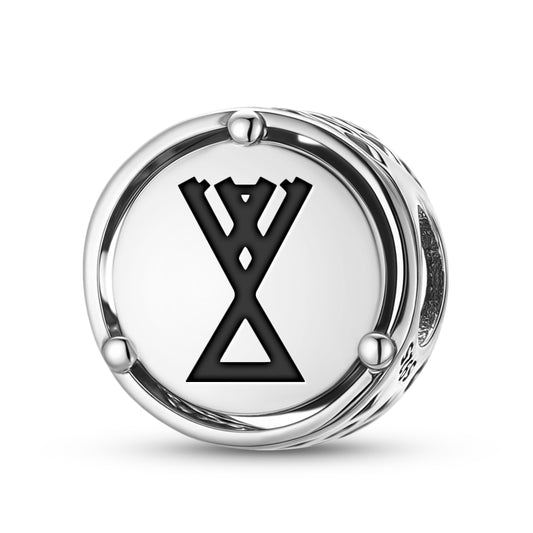 925 Sterling Silver Slavic Zhiva Charms For Bracelets & Necklaces Pendants Beads Jewelry Fit Pan Bracelet Charm Ethnic Cultural Symbols Gifts For Women