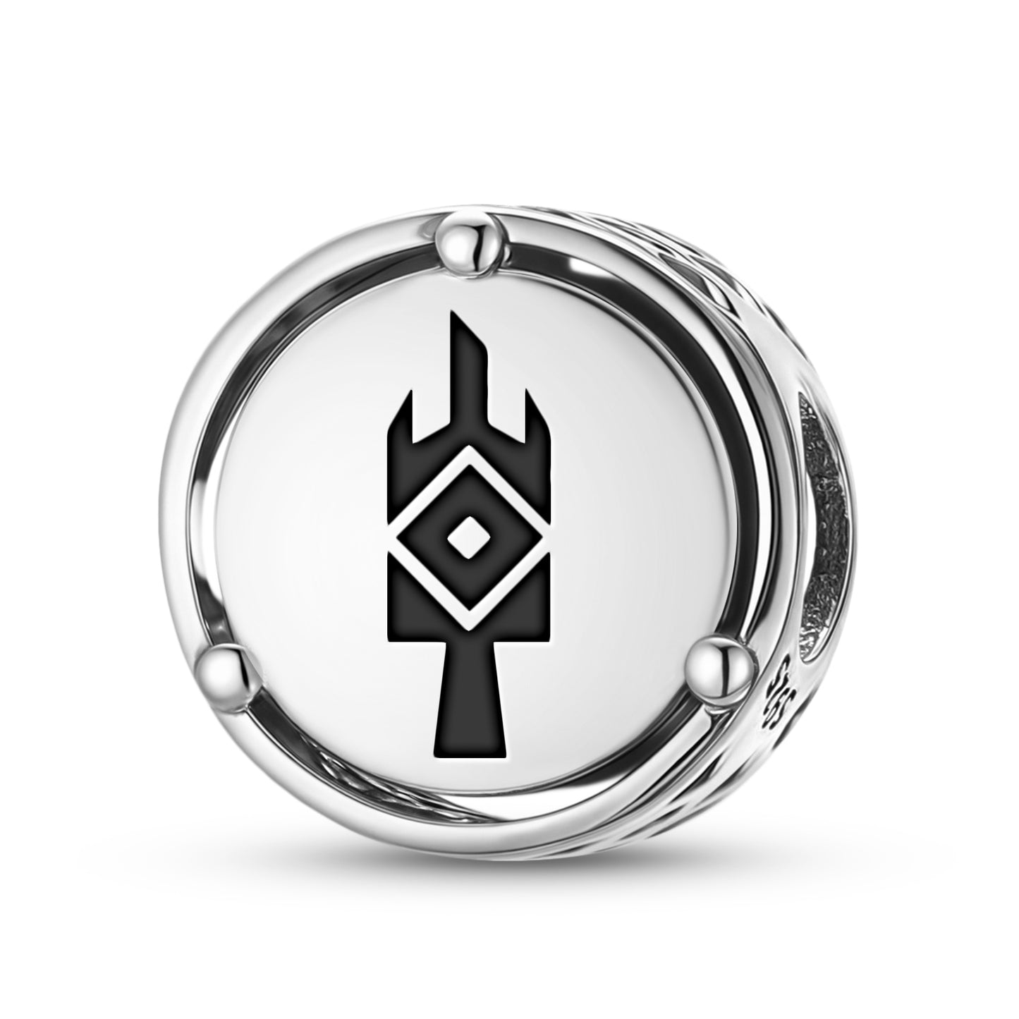 925 Sterling Silver Slavic Yarilo Charms For Bracelets & Necklaces Pendants Beads Jewelry Fit Pan Bracelet Charm Ethnic Cultural Symbols Gifts For Women