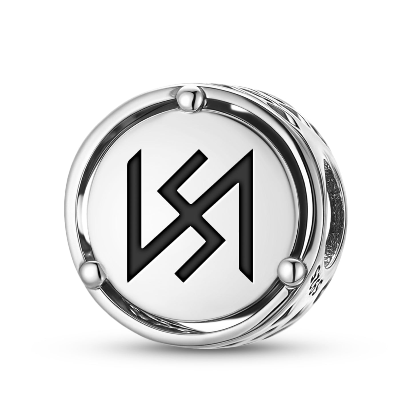 925 Sterling Silver Slavic Stribog Charms For Bracelets & Necklaces Pendants Beads Jewelry Fit Pan Bracelet Charm Ethnic Cultural Symbols Gifts For Women