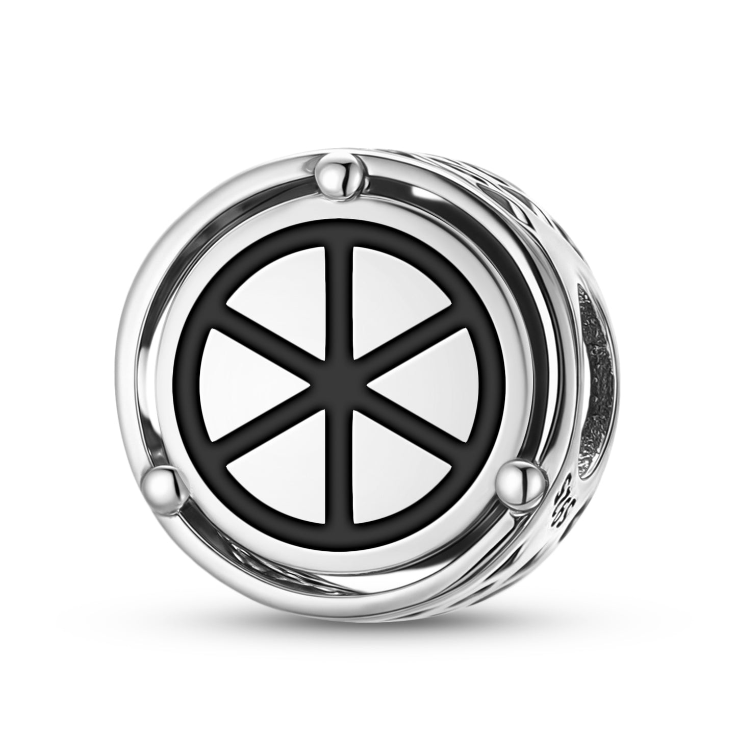 925 Sterling Silver Slavic Rod Charms For Bracelets & Necklaces Pendants Beads Jewelry Fit Pan Bracelet Charm Ethnic Cultural Symbols Gifts For Women