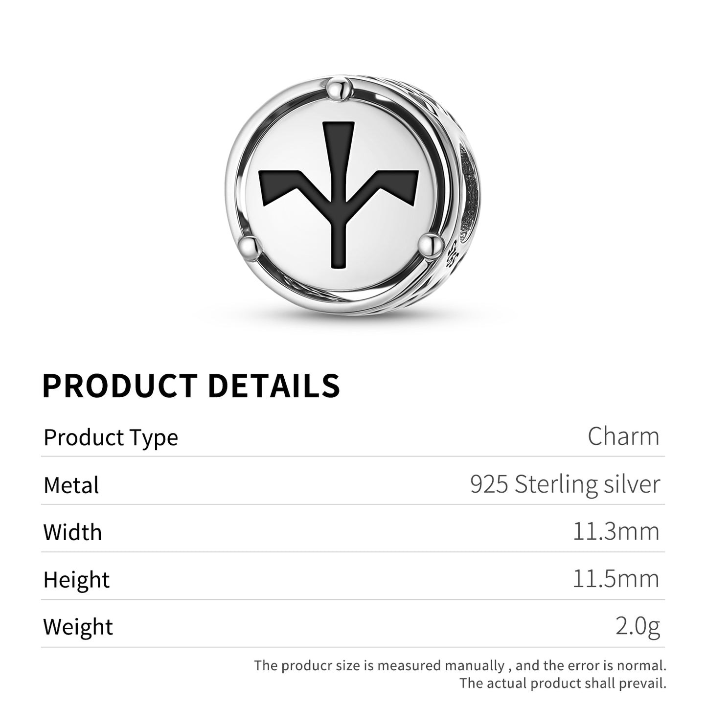925 Sterling Silver Slavic Prov Charms For Bracelets & Necklaces Pendants Beads Jewelry Fit Pan Bracelet Charm Ethnic Cultural Symbols Gifts For Women