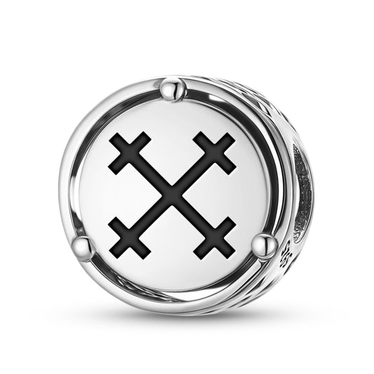 925 Sterling Silver Slavic Mara Charms For Bracelets & Necklaces Pendants Beads Jewelry Fit Pan Bracelet Charm Ethnic Cultural Symbols Gifts For Women