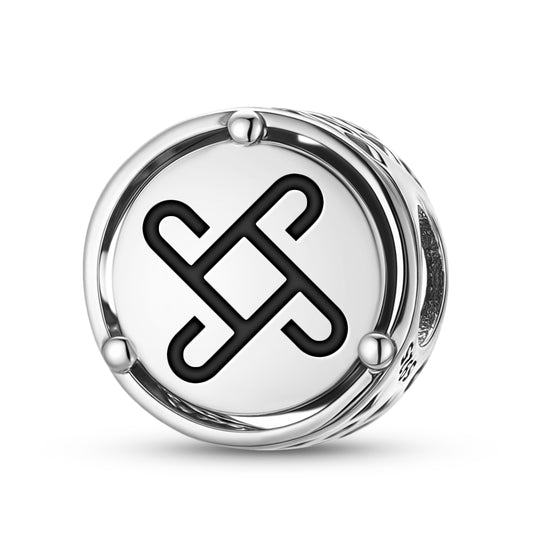 925 Sterling Silver Slavic Koliada Charms For Bracelets & Necklaces Pendants Beads Jewelry Fit Pan Bracelet Charm Ethnic Cultural Symbols Gifts For Women
