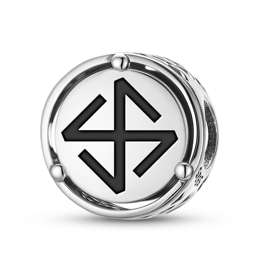 925 Sterling Silver Slavic Hors Charms For Bracelets & Necklaces Pendants Beads Jewelry Fit Pan Bracelet Charm Ethnic Cultural Symbols Gifts For Women