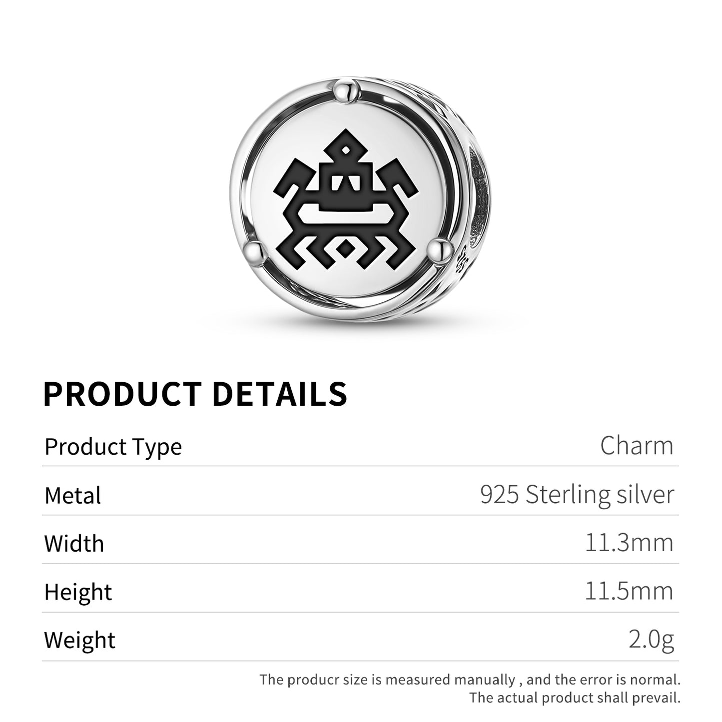 925 Sterling Silver Slavic Dazhbog Charms For Bracelets & Necklaces Pendants Beads Jewelry Fit Pan Bracelet Charm Ethnic Cultural Symbols Gifts For Women
