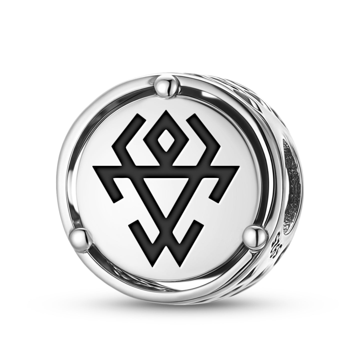 925 Sterling Silver Slavic Chernobog Charms For Bracelets & Necklaces Pendants Beads Jewelry Fit Pan Bracelet Charm Ethnic Cultural Symbols Gifts For Women