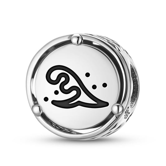 925 Sterling Silver Japanese Saito Michimon Charms For Bracelets & Necklaces Pendants Beads Jewelry Fit Pan Bracelet Charm Ethnic Cultural Symbols Gifts For Women