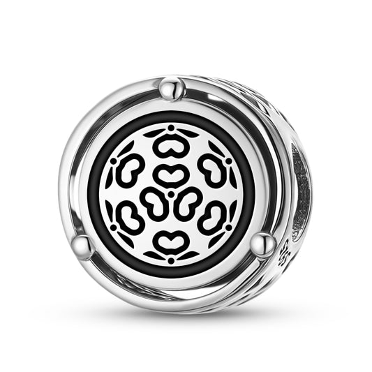925 Sterling Silver Japanese Chōsokabe Charms For Bracelets & Necklaces Pendants Beads Jewelry Fit Pan Bracelet Charm Ethnic Cultural Symbols Gifts For Women