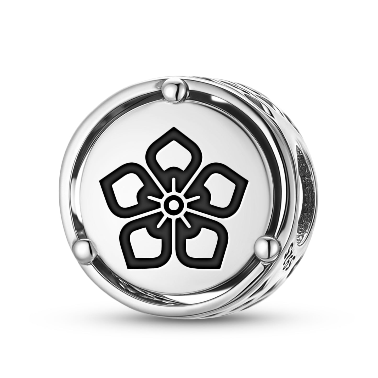 925 Sterling Silver Japanese Akechi Mitsuhide Charms For Bracelets & Necklaces Pendants Beads Jewelry Fit Pan Bracelet Charm Ethnic Cultural Symbols Gifts For Women
