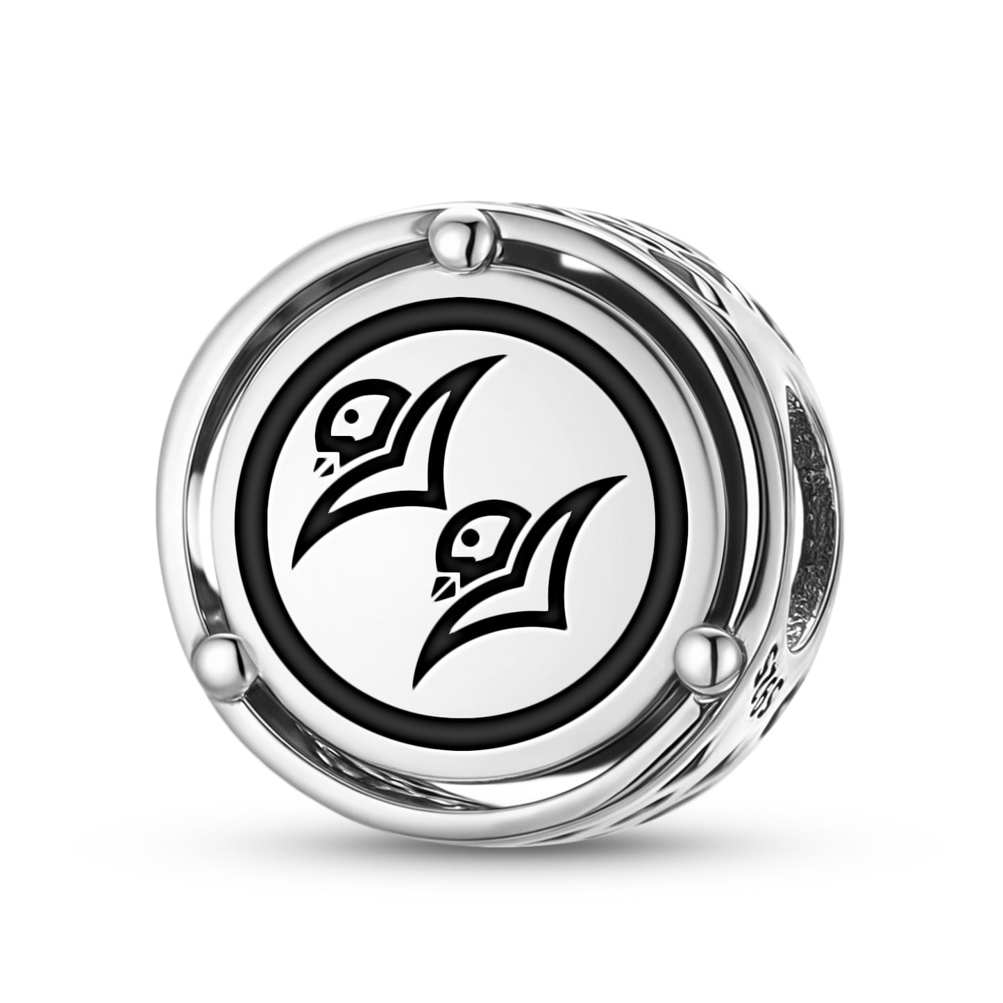 925 Sterling Silver Japanese Shibata Katsuie Charms For Bracelets & Necklaces Pendants Beads Jewelry Fit Pan Bracelet Charm Ethnic Cultural Symbols Gifts For Women
