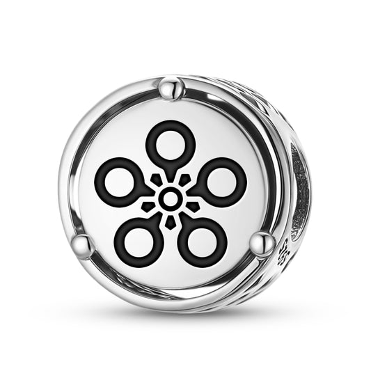 925 Sterling Silver Japanese Maeda Toshiie Charms For Bracelets & Necklaces Pendants Beads Jewelry Fit Pan Bracelet Charm Ethnic Cultural Symbols Gifts For Women