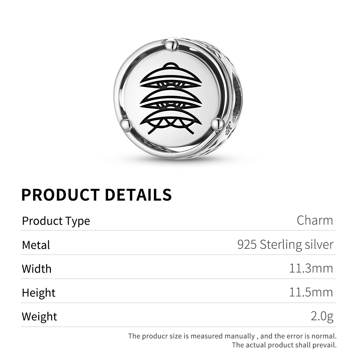 925 Sterling Silver Japanese Mibu Charms For Bracelets & Necklaces Pendants Beads Jewelry Fit Pan Bracelet Charm Ethnic Cultural Symbols Gifts For Women