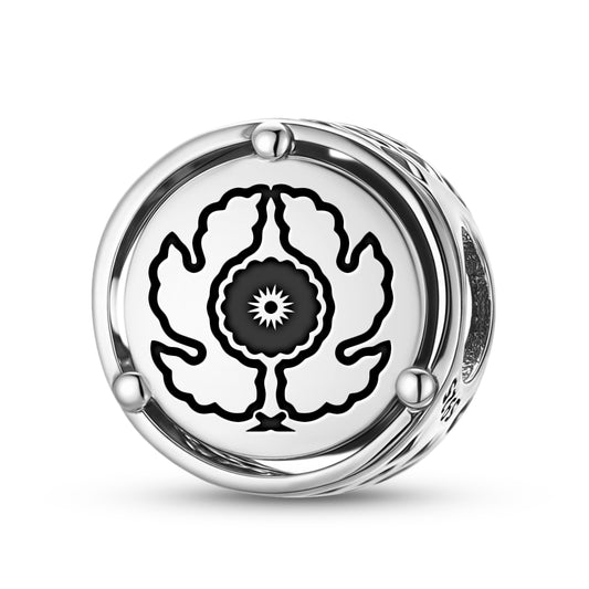 925 Sterling Silver Japanese Saigo Takamori Charms For Bracelets & Necklaces Pendants Beads Jewelry Fit Pan Bracelet Charm Ethnic Cultural Symbols Gifts For Women