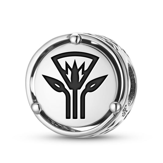 925 Sterling Silver Egyptian Lotus Charms For Bracelets & Necklaces Pendants Beads Jewelry Fit Pan Bracelet Charm Ethnic Cultural Symbols Gifts For Women