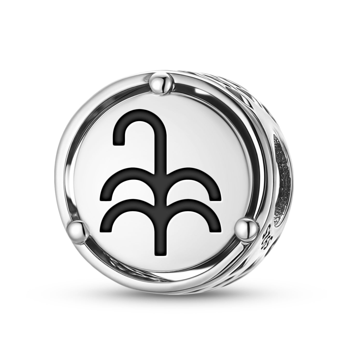 925 Sterling Silver Egyptian Sedge Charms For Bracelets & Necklaces Pendants Beads Jewelry Fit Pan Bracelet Charm Ethnic Cultural Symbols Gifts For Women