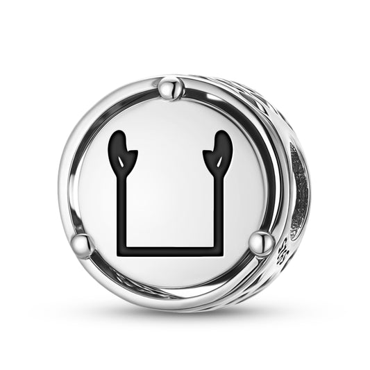 925 Sterling Silver Egyptian Ka Charms For Bracelets & Necklaces Pendants Beads Jewelry Fit Pan Bracelet Charm Ethnic Cultural Symbols Gifts For Women