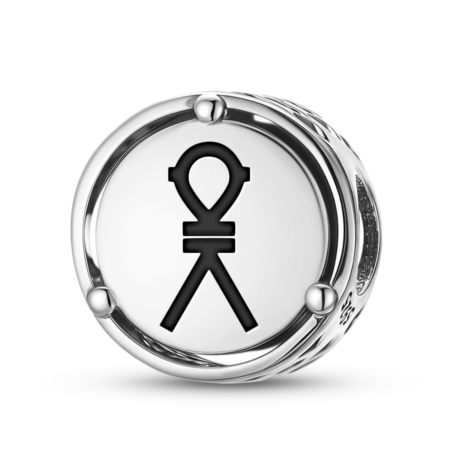 925 Sterling Silver Egyptian Sa Charms For Bracelets & Necklaces Pendants Beads Jewelry Fit Pan Bracelet Charm Ethnic Cultural Symbols Gifts For Women
