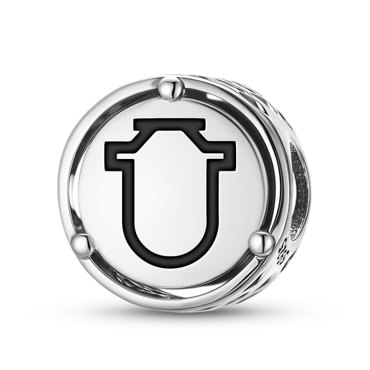 925 Sterling Silver Egyptian Ieb Charms For Bracelets & Necklaces Pendants Beads Jewelry Fit Pan Bracelet Charm Ethnic Cultural Symbols Gifts For Women
