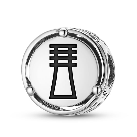 925 Sterling Silver Egyptian Djed Charms For Bracelets & Necklaces Pendants Beads Jewelry Fit Pan Bracelet Charm Ethnic Cultural Symbols Gifts For Women