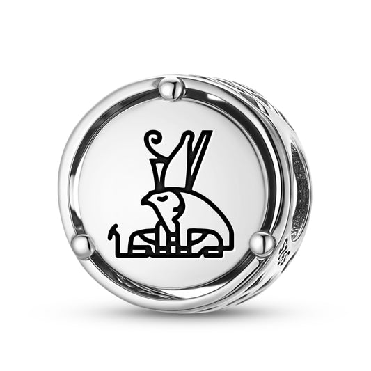 925 Sterling Silver Egyptian Horus Charms For Bracelets & Necklaces Pendants Beads Jewelry Fit Pan Bracelet Charm Ethnic Cultural Symbols Gifts For Women