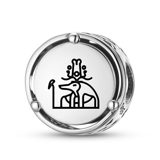 925 Sterling Silver Egyptian Sobek Charms For Bracelets & Necklaces Pendants Beads Jewelry Fit Pan Bracelet Charm Ethnic Cultural Symbols Gifts For Women