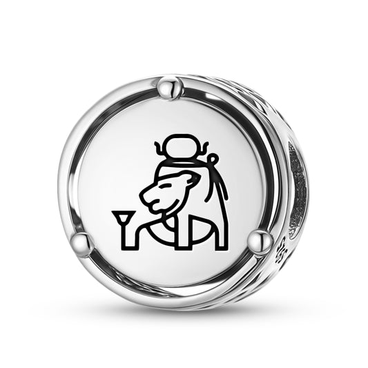 925 Sterling Silver Egyptian Tefnut Charms For Bracelets & Necklaces Pendants Beads Jewelry Fit Pan Bracelet Charm Ethnic Cultural Symbols Gifts For Women