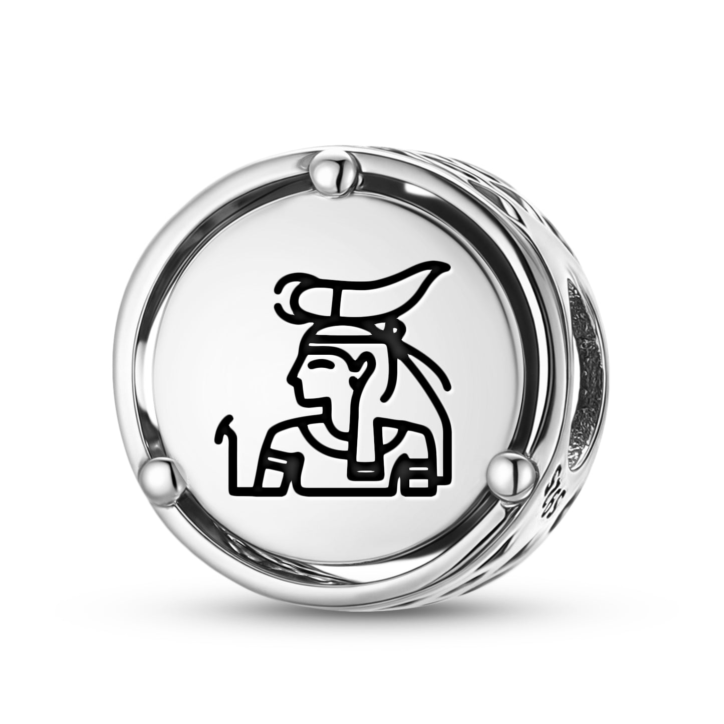 925 Sterling Silver Egyptian Serket Charms For Bracelets & Necklaces Pendants Beads Jewelry Fit Pan Bracelet Charm Ethnic Cultural Symbols Gifts For Women