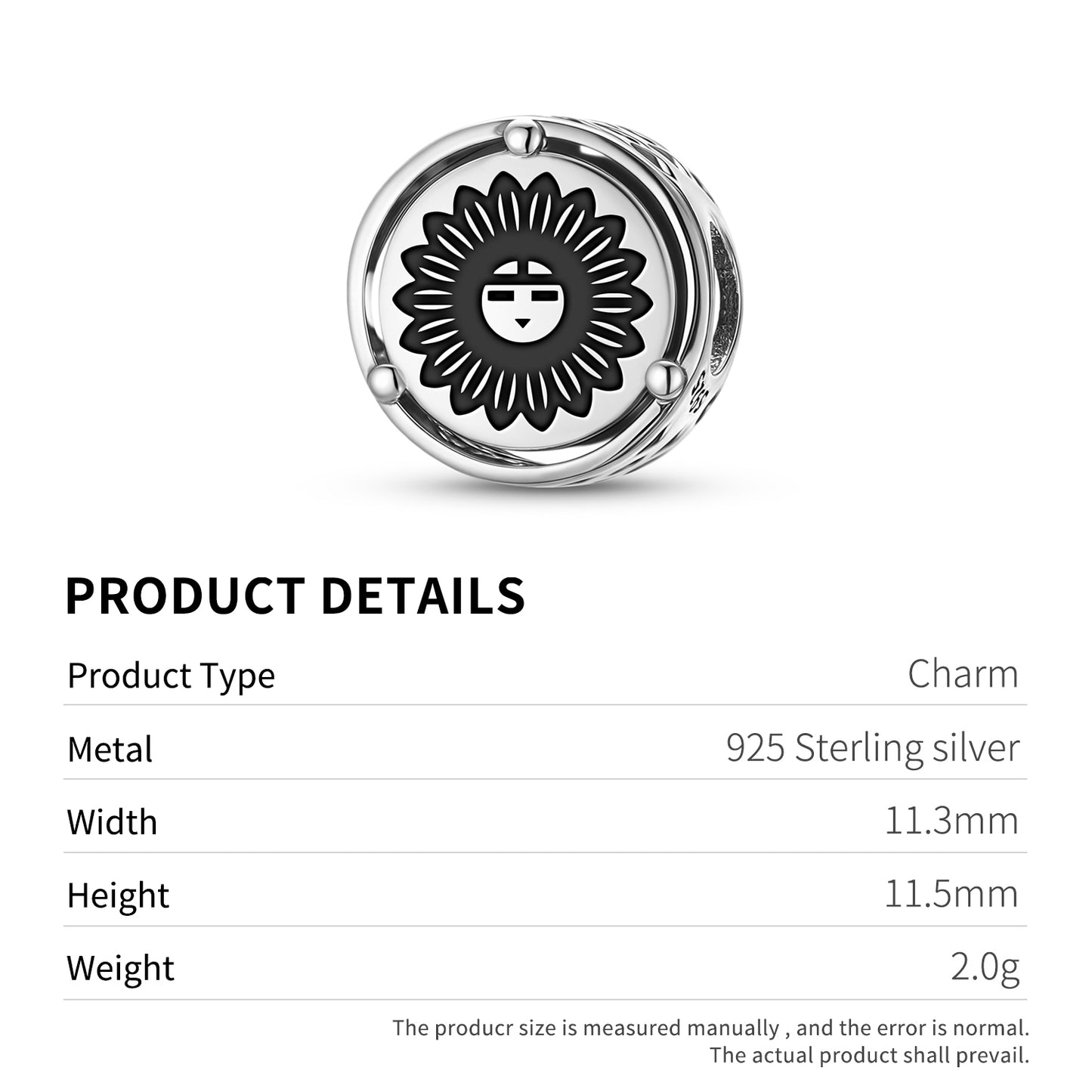 925 Sterling Silver Hopi Tawa Charms For Bracelets & Necklaces Pendants Beads Jewelry Fit Pan Bracelet Charm Ethnic Cultural Symbols Gifts For Women