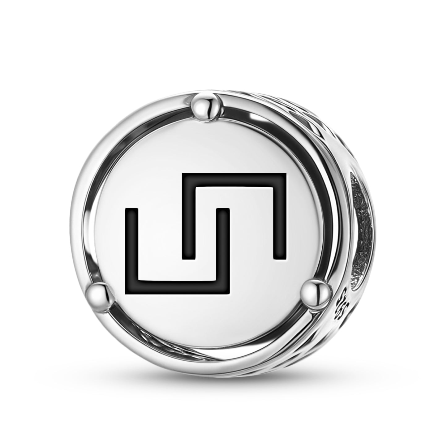 925 Sterling Silver Hopi Nakwách Charms For Bracelets & Necklaces Pendants Beads Jewelry Fit Pan Bracelet Charm Ethnic Cultural Symbols Gifts For Women